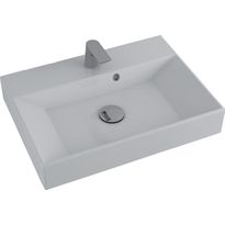 Pesuallas Grip Solo, 500x360mm, valumarmori, valkoinen