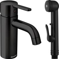 Pesuallashana Damixa Silhouet, mustalla bideesuihkulla, mattamusta, Verkkokaupan poistotuote