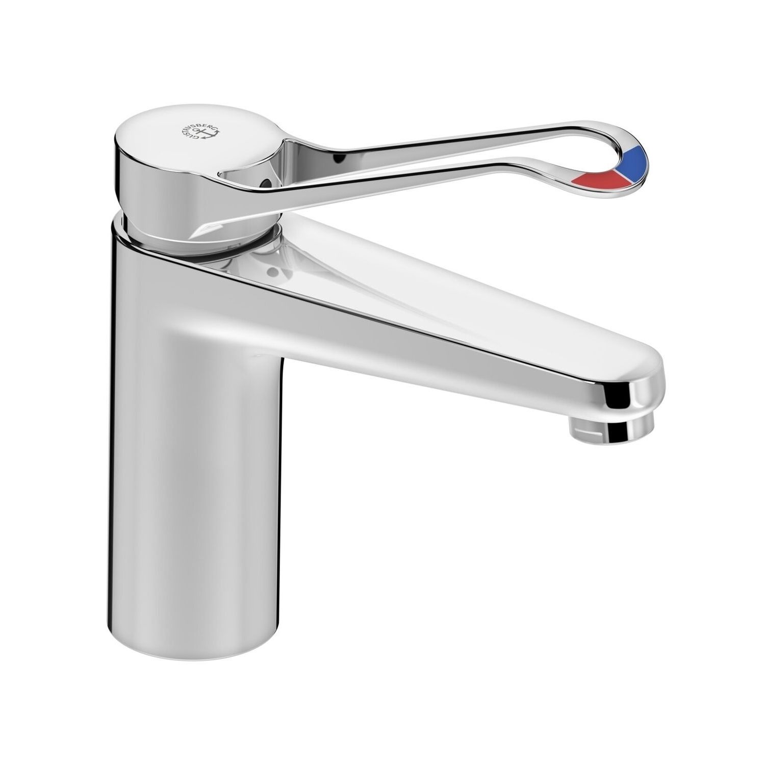 Pesuallashana Gustavsberg New Nautic, 150 mm juoksuputki, lyijytön, pitkä kahva, kromi