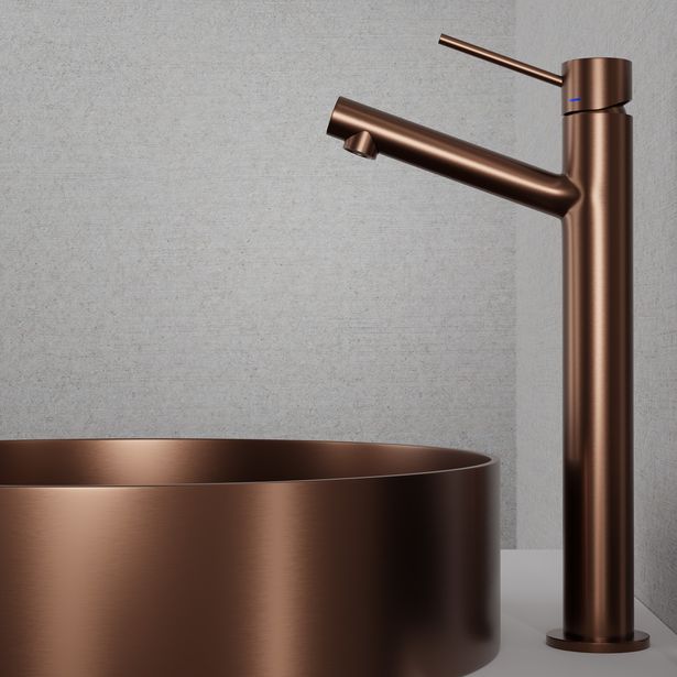 Pesuallashana Scandtap Steel Vector High Amber, kupari