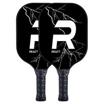 Pickleballsetti React, sis. 2 pickleballmailaa ja pallot, lasikuitu