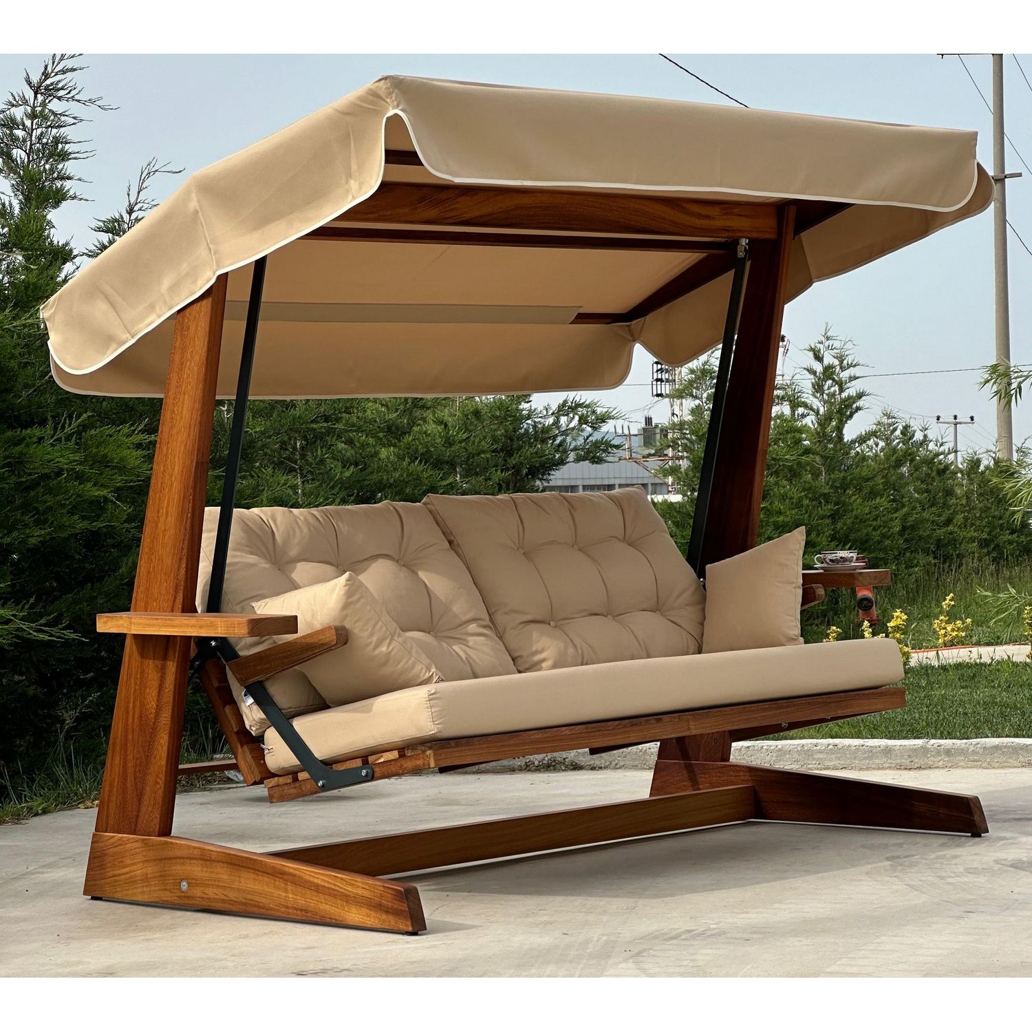 Pihakeinu Linento Garden Sia, 3-istuttava, beige