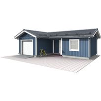 Autotalli ja vaja Piharati E1, 44m²