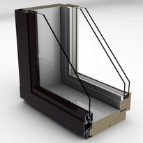 Ulkopuolen alumiiniosat musta RAL 9005