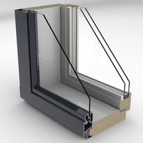 Ulkopuolen alumiiniosat tummanharmaa RAL 7024