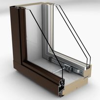 Ulkopuolen alumiiniosat tummanruskea RR32