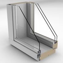 Ulkopuolen alumiiniosat valkoinen RAL 9010