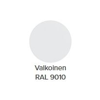 Valkoinen NCS S 0502-Y sisäpuolen puuosat