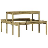 Piknikpöytä, täyspuu, eri materiaaleja ja kokoja (33984)