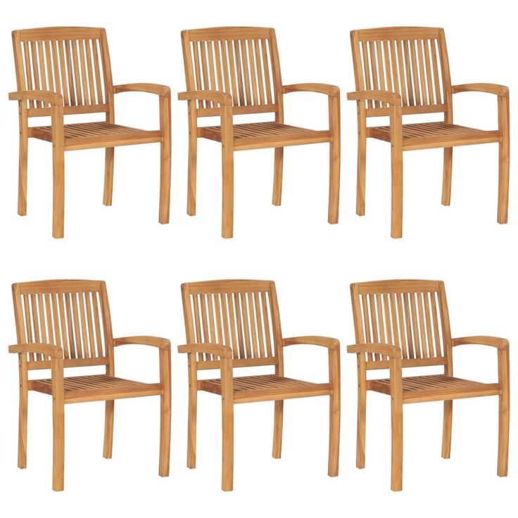 Pinottavat puutarhatuolit, tiikkiä, eri pakkauskokoja