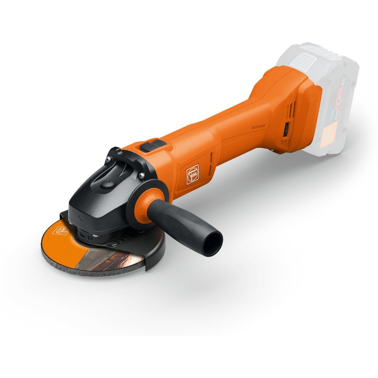 Akkukulmahiomakone Fein CCG 18-125-10 AS, 18V, ilman akkua