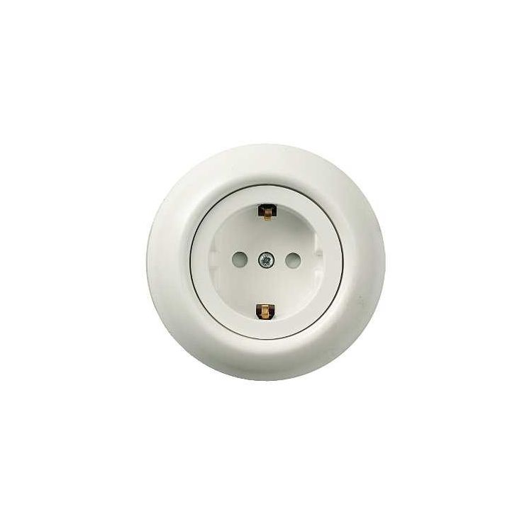 Pistorasia Schneider Electric Renova, 1-osainen, uppoasennus, 16A, IP21, eri värejä