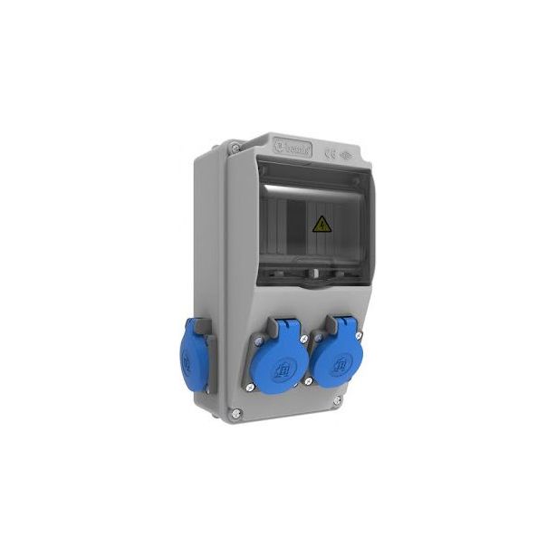 Pistorasiakotelo Bemis, 4x16A schuko