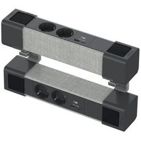Pistorasiayksikkö Schneider Electric Unica System+ pöytäyksikkö, 2 x Schuko + USB A ja C