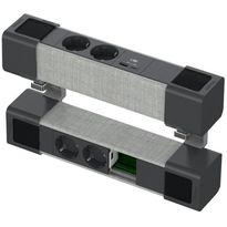 Pistorasiayksikkö Schneider Electric Unica System+ pöytäyksikkö, 2 x Schuko + USB A ja C + RJ, harmaa