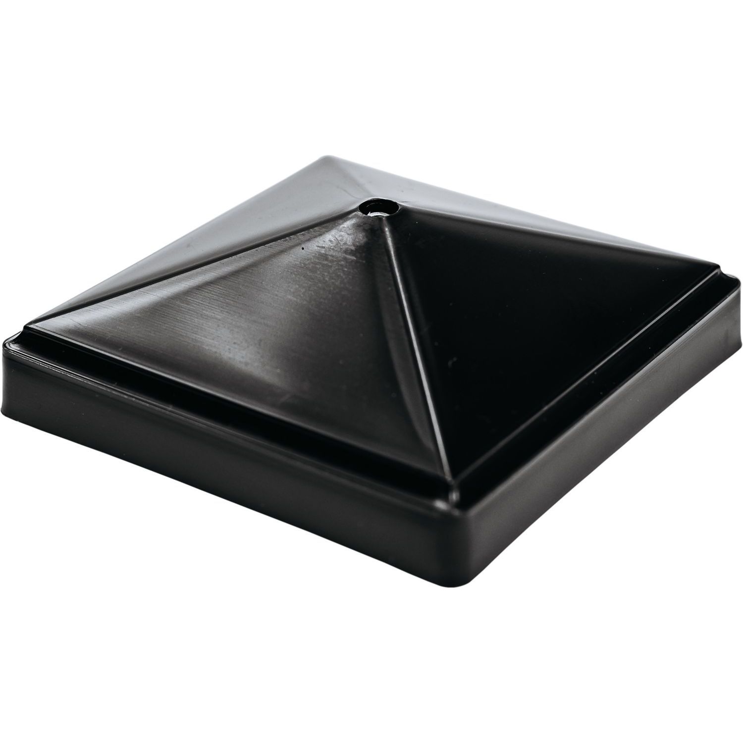 Tolpanhattu Plastec, 155x155mm, musta RR33