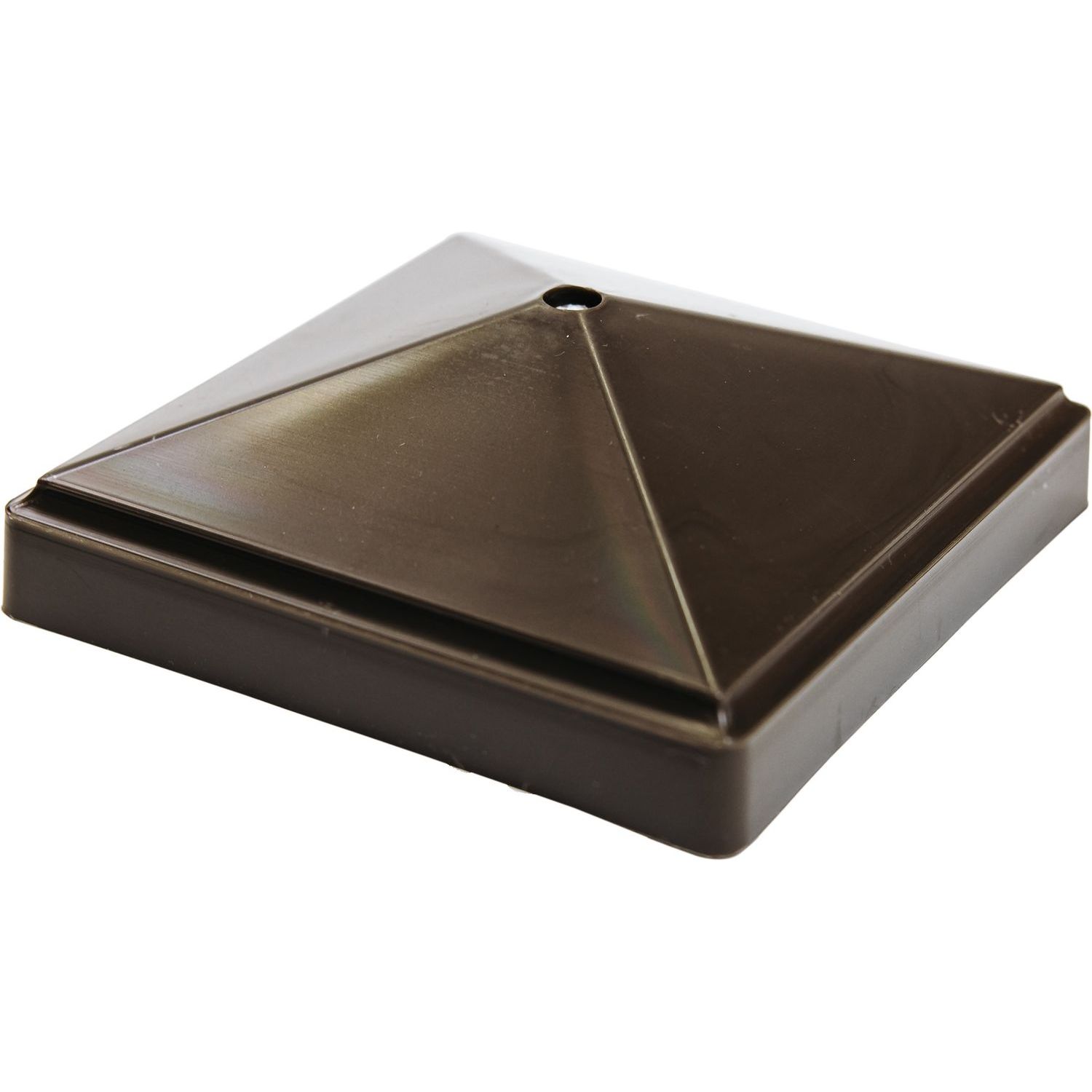 Tolpanhattu Plastec, 125x125mm, tummanruskea RR32