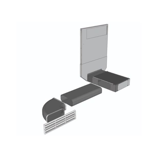 Poistoilmakanava Savo AirVent B60 Bora Pure sinkitty
