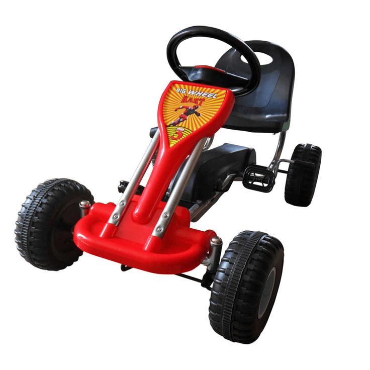 Polkuauto punainen