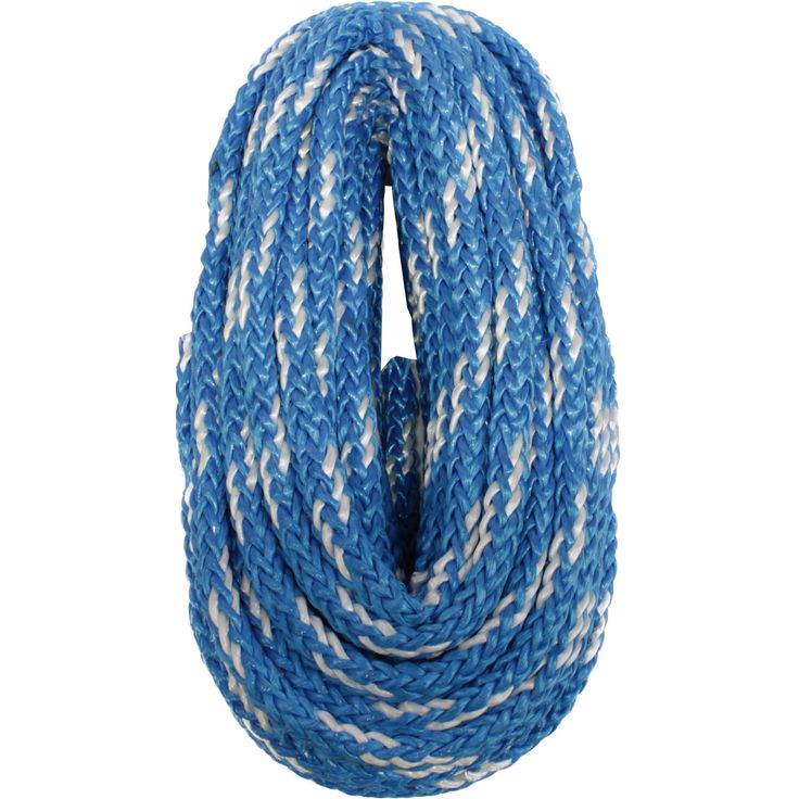 Polypropeeniköysi Piippo palmikoitu, sin/valk, 12mm x 25m