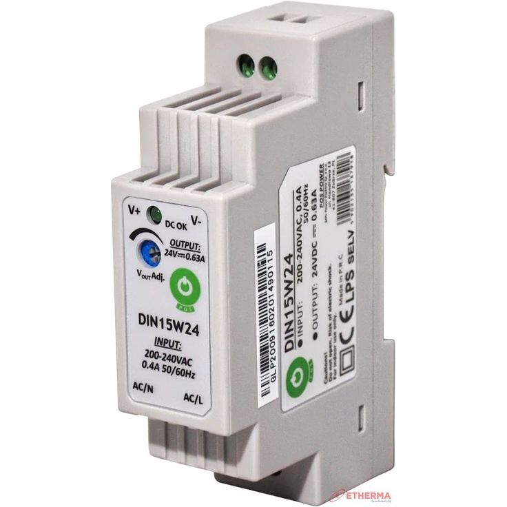Teholähde POS DIN24, 24VDC IP20, eri tehoja