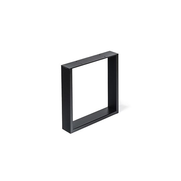Pöydän neliöjalka Grip 380x380x80mm musta