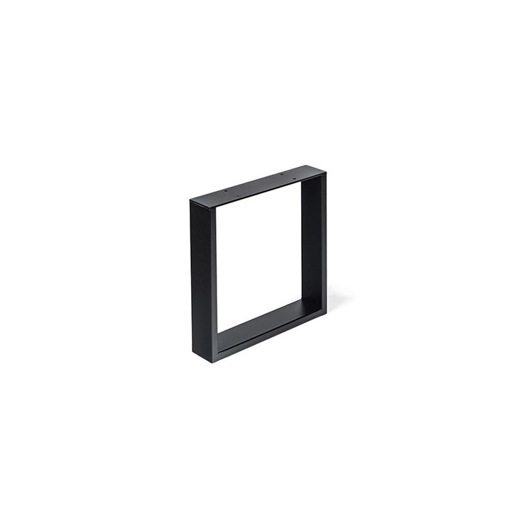Pöydän neliöjalka Grip 380x380x80mm musta