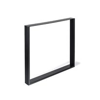 Pöydän neliöjalka Grip, 780x715x80mm, musta, Verkkokaupan poistotuote