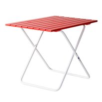 Pöytä Varax Retro 401, punainen/valkoinen