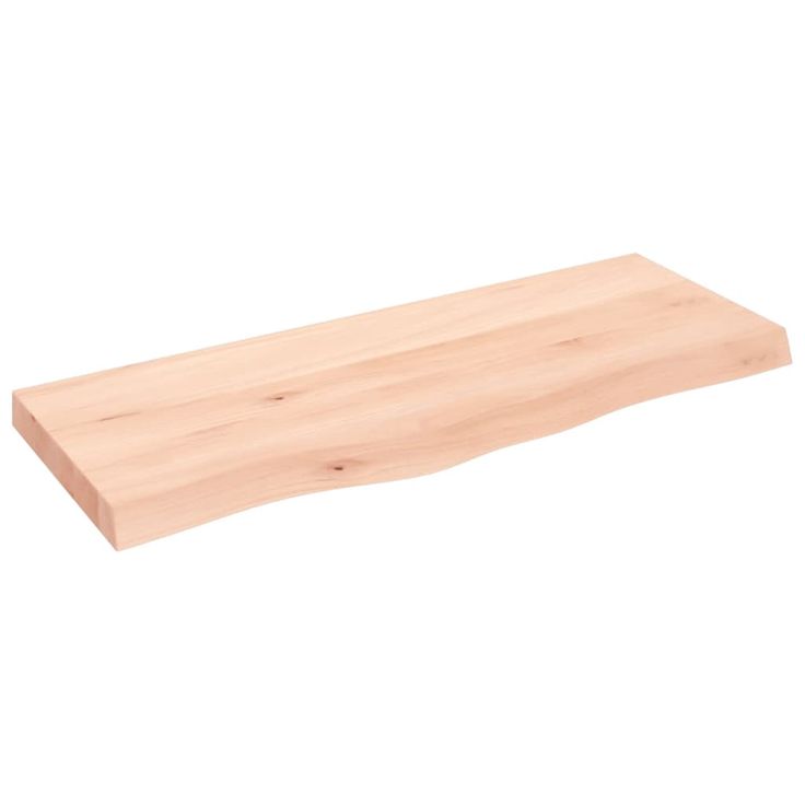 Pöytälevy 100x40x(2-6) cm käsittelemätön täystammi (56301)