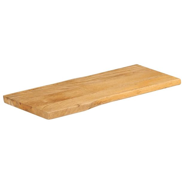Pöytälevy 100x40x3,8 cm elävä reuna täysi mangopuu (70732)