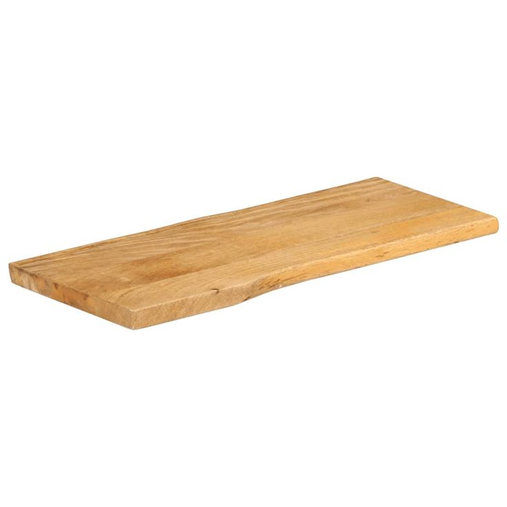 Pöytälevy 100x40x3,8 cm elävä reuna täysi mangopuu (70732)