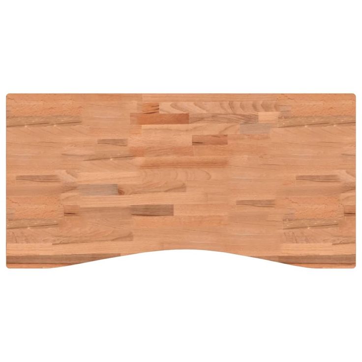 Pöytälevy 100x(45-50)x2,5 cm täysi pyökki (56054)