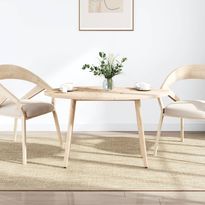 Pöytälevy 100x50x2,5 cm täysi mänty ovaali (24330)