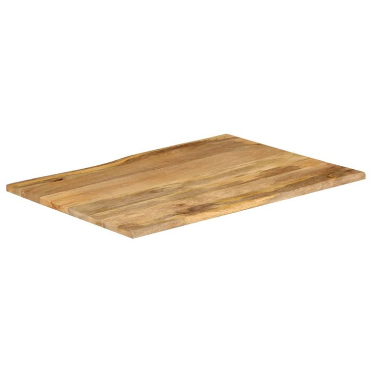 Pöytälevy 100x80x3,8 cm elävä reuna täysi mangopuu (70748)