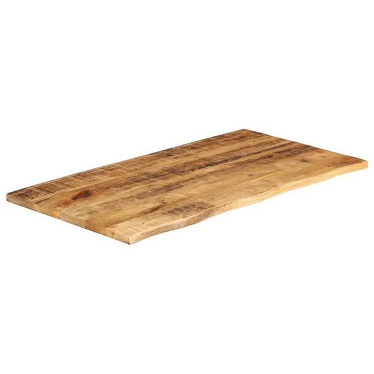 Pöytälevy 110x60x2,5 cm elävä reuna karkea täysi mangopuu (70359)