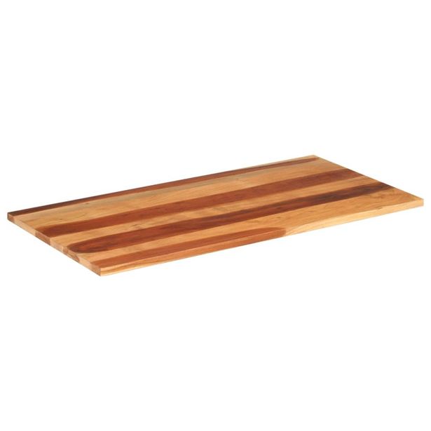Pöytälevy 120x60x(2,5-2,7) cm täysi akaasiapuu (27514)
