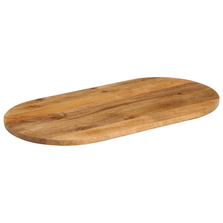 Pöytälevy 120x60x2,5 cm ovaali täysi mangopuu (70150)