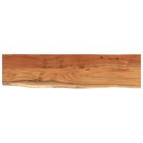 Pöytälevy 160x40x2,5 cm suorakaide täysi akasiapuu elävä reuna (70256)