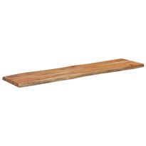 Pöytälevy 160x40x2,5 cm suorakaide täysi akasiapuu elävä reuna (70616)