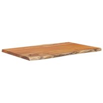 Pöytälevy 60x40x2,5 cm suorakaide täysi akasiapuu elävä reuna (70608)