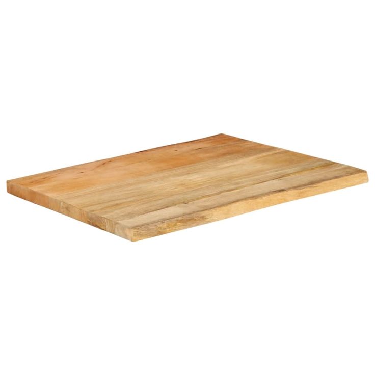 Pöytälevy 90x60x3,8 cm elävä reuna täysi mangopuu  (70741)