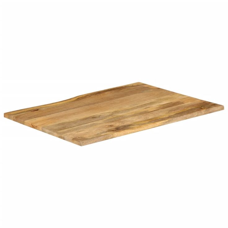 Pöytälevy 90x80x3,8 cm elävä reuna täysi mangopuu (70747)