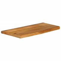 Pöytälevy elävä reuna 70x30x3,8 cm täysi mangopuu (70573)
