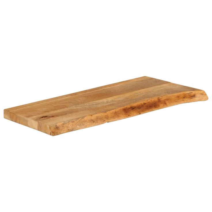 Pöytälevy elävä reuna 90x40x2,5 cm täysi mangopuu (70443)