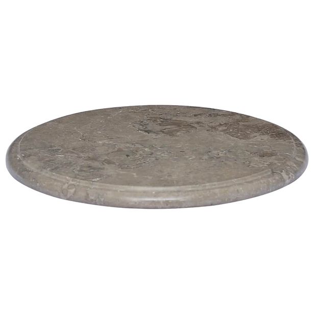 Pöytälevy harmaa Ø40x2,5 cm marmori (49191)