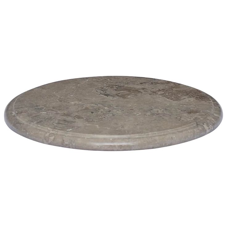 Pöytälevy harmaa Ø40x2,5 cm marmori (49191)