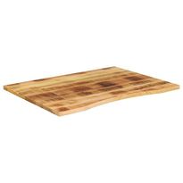 Pöytälevy kaarella 110x80x2,5 cm täysi karkea mangopuu (70191)