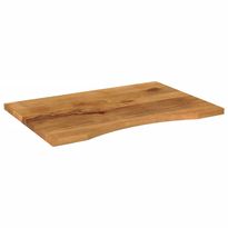Pöytälevy kaarella 90x60x2,5 cm ovaali täysi karkea mangopuu (70215)