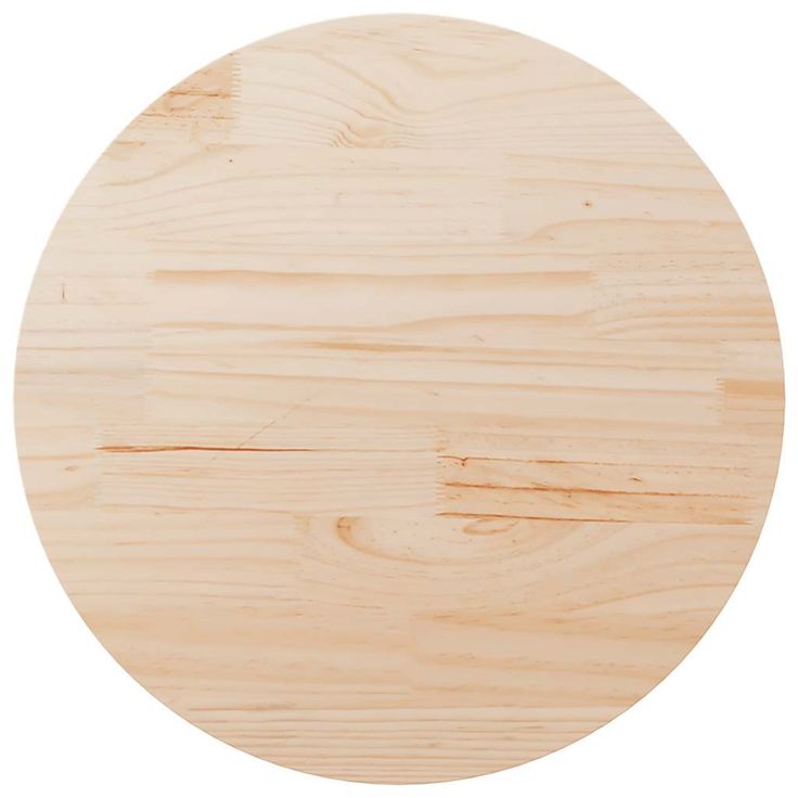 Pöytälevy pyöreä Ø80x3 cm täysi mänty (33670)